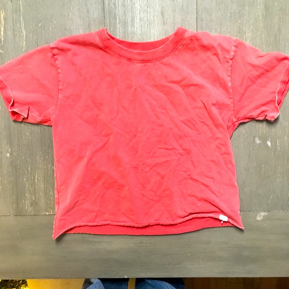 Treasure & Bond crop top watermelon color 13/14